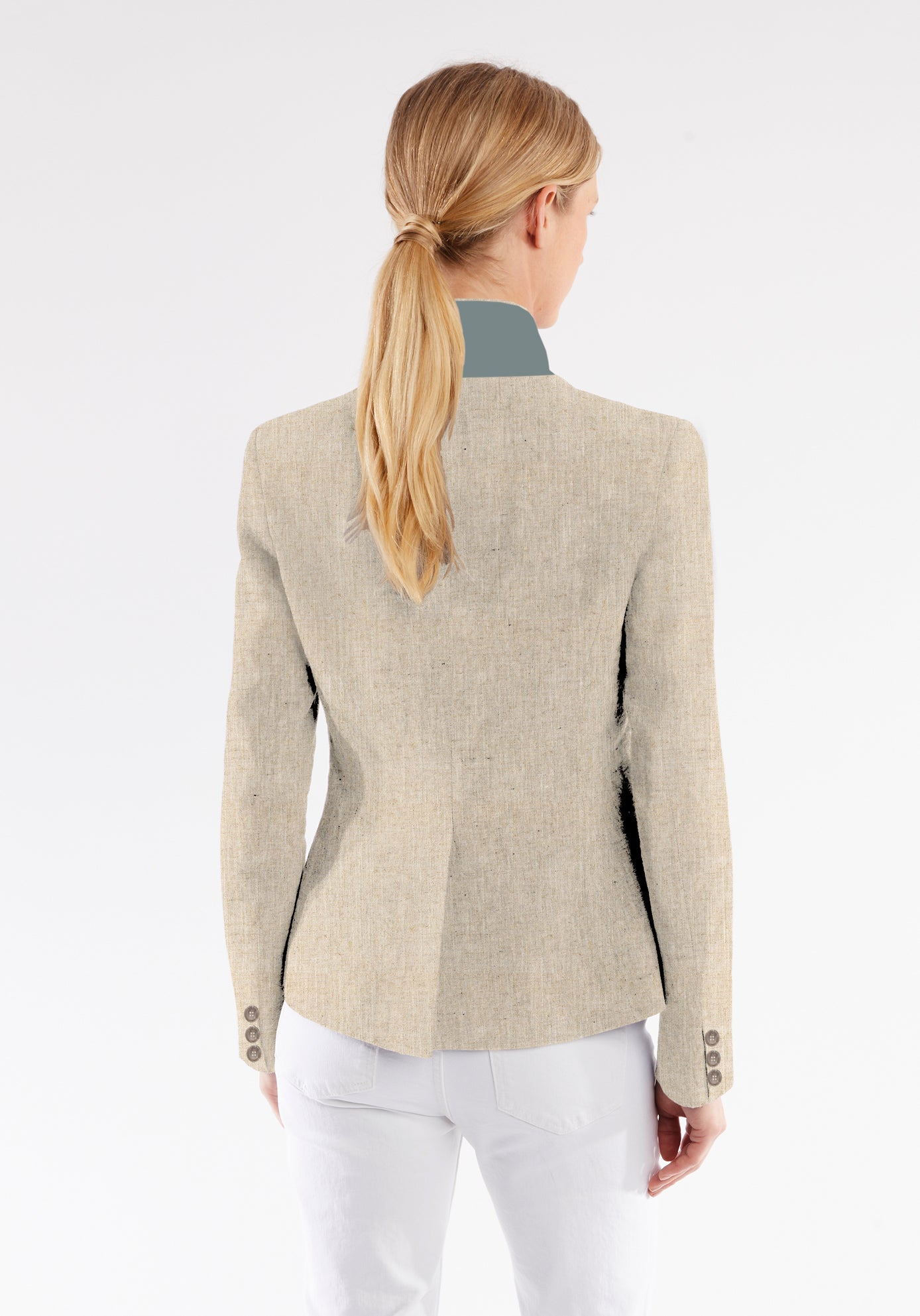Tallulah Jacket | Oyster Linen