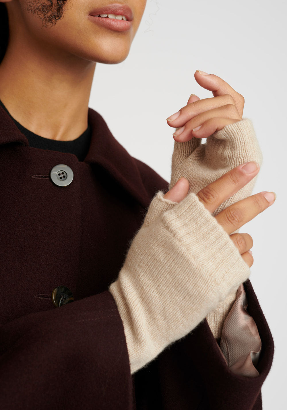Wrist Warmers | Natural Cashmere