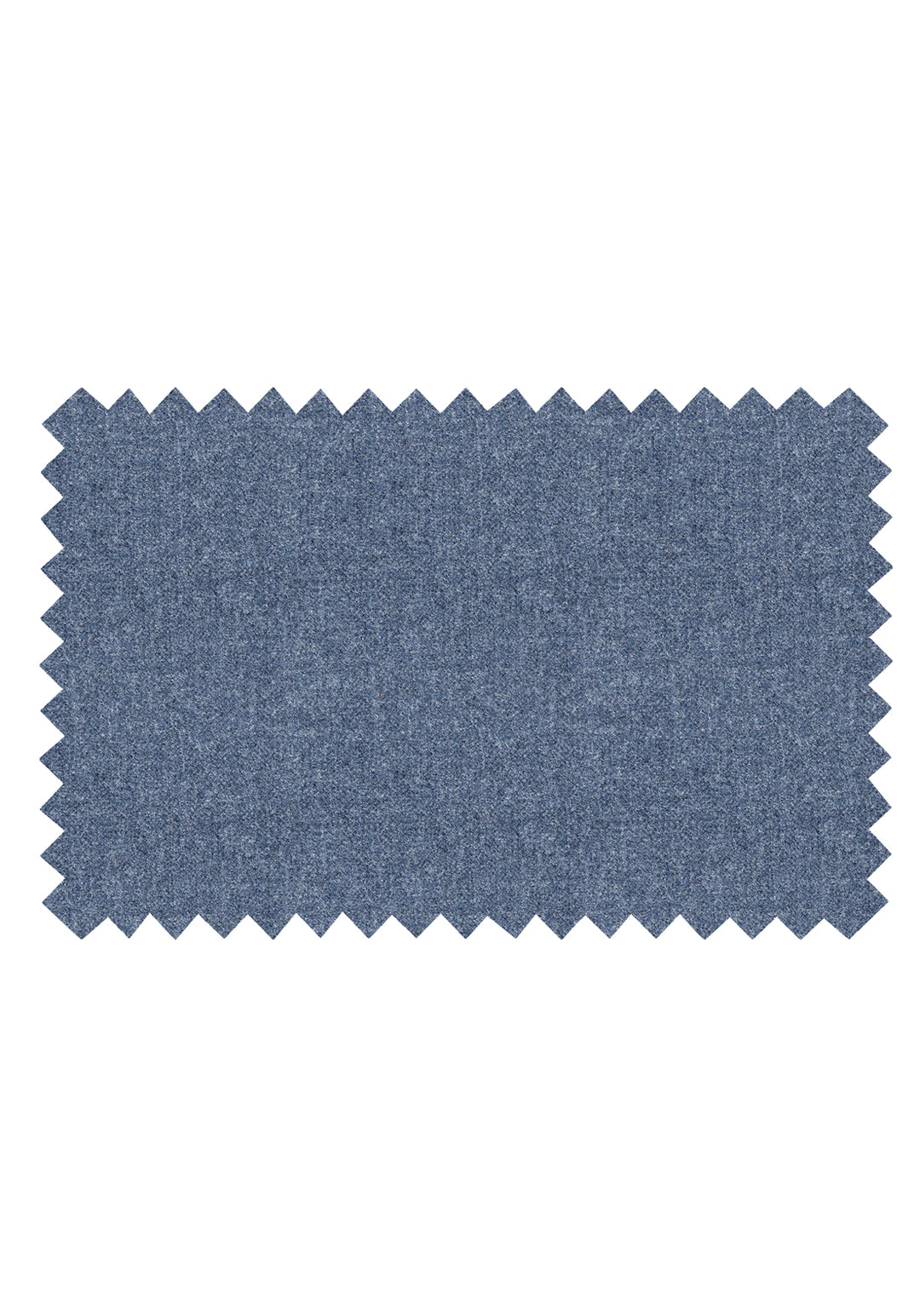 Fabric swatch of slate blue twill wool