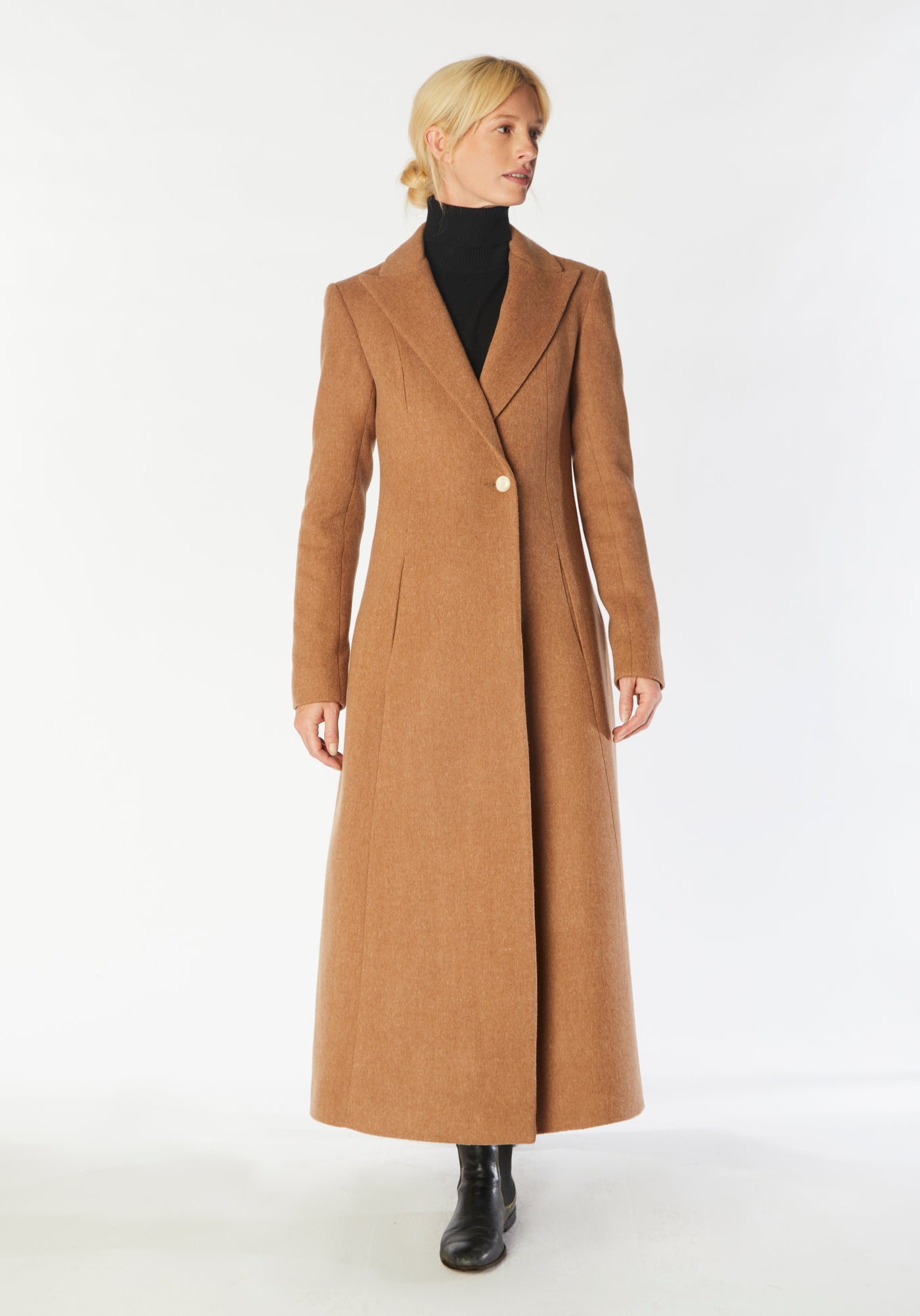 Aris coat Camel wool