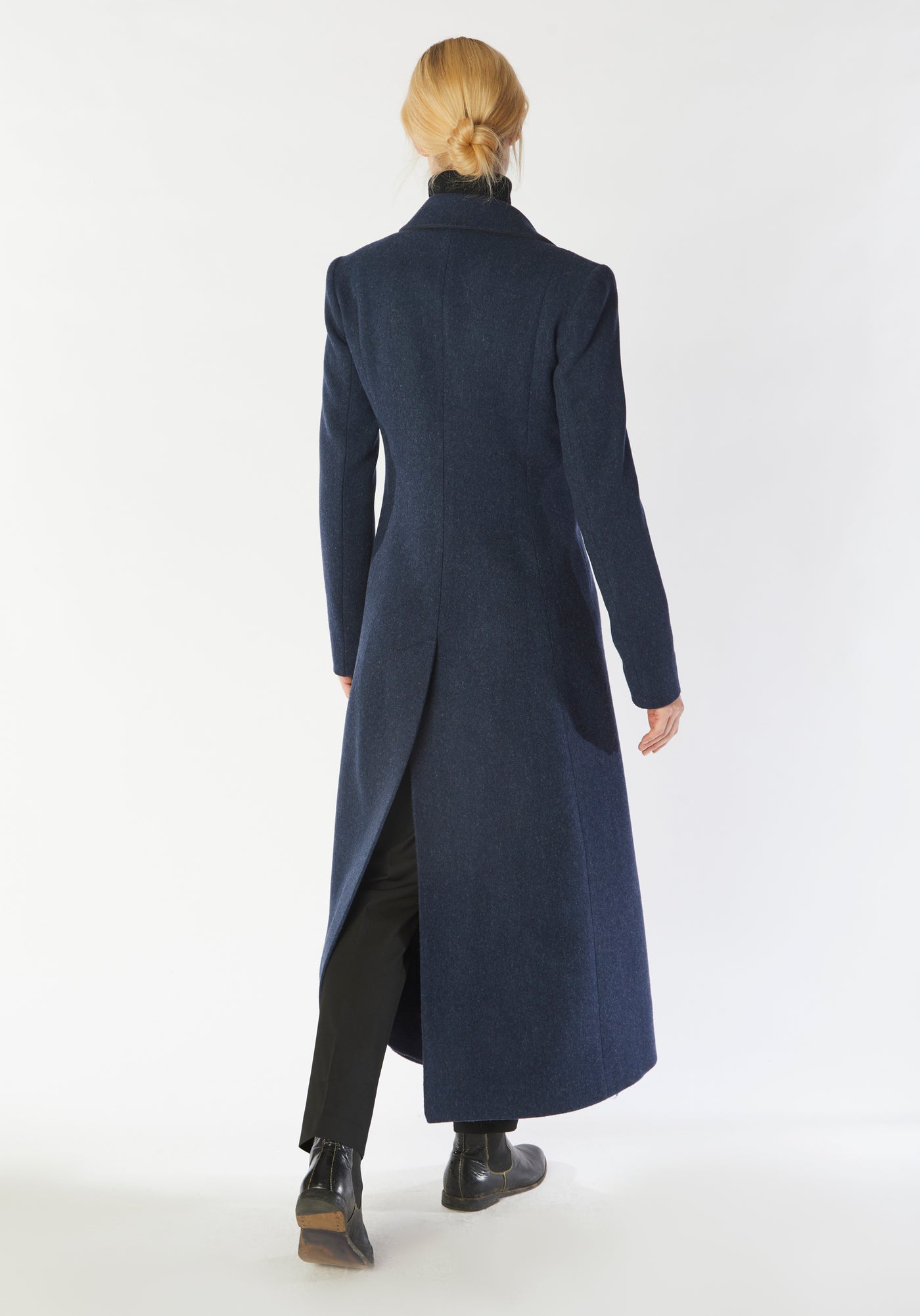 Aris coat navy wool