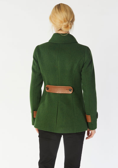 hendre jacket malachite wool