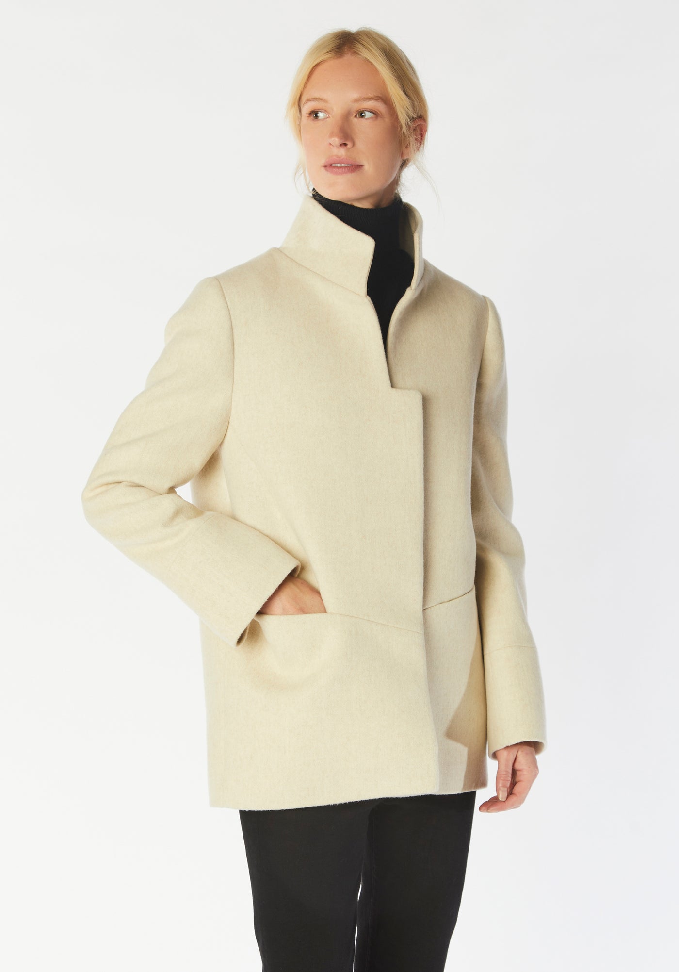 jackson jacket cream wool