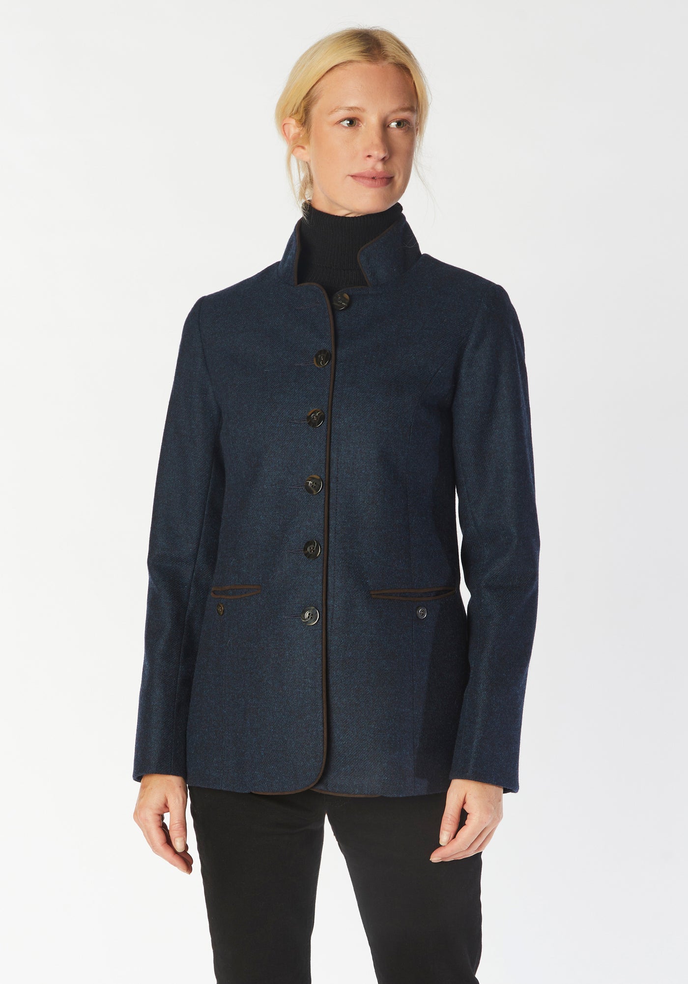 patmos jacket bright navy lambswool