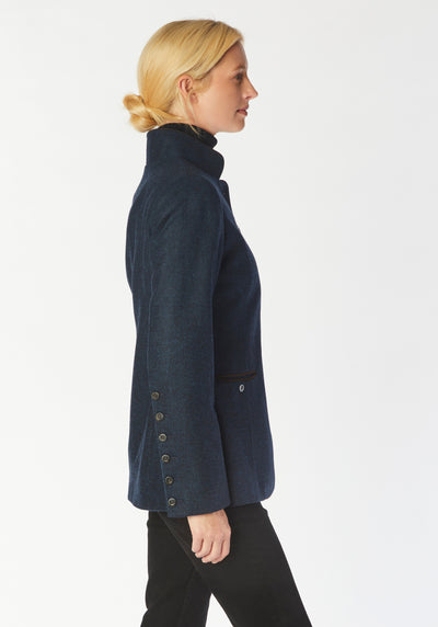 patmos jacket bright navy lambswool