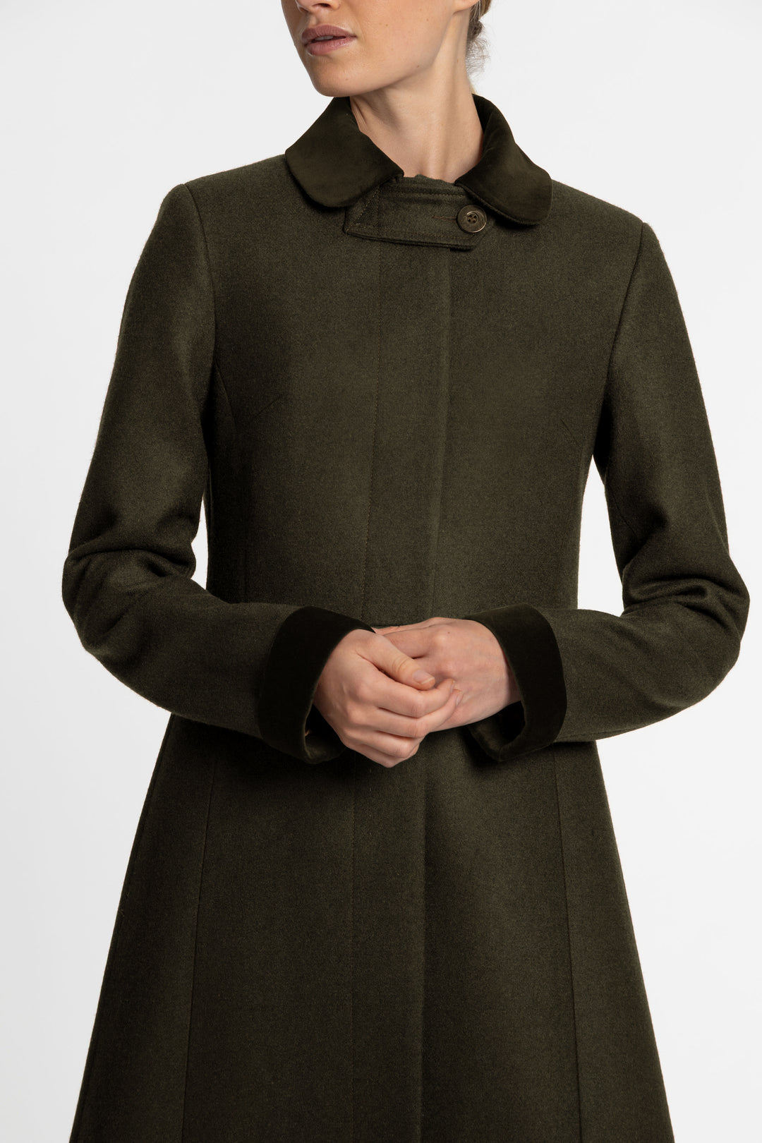 Contrast Coat | Dark Olive