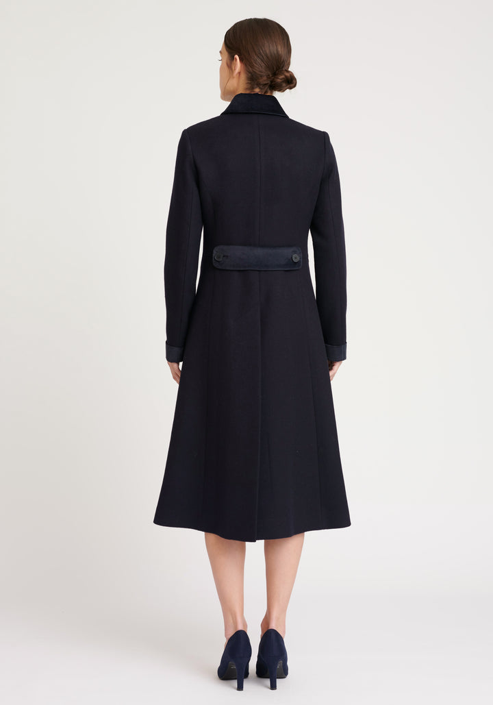 Contrast Coat | Navy