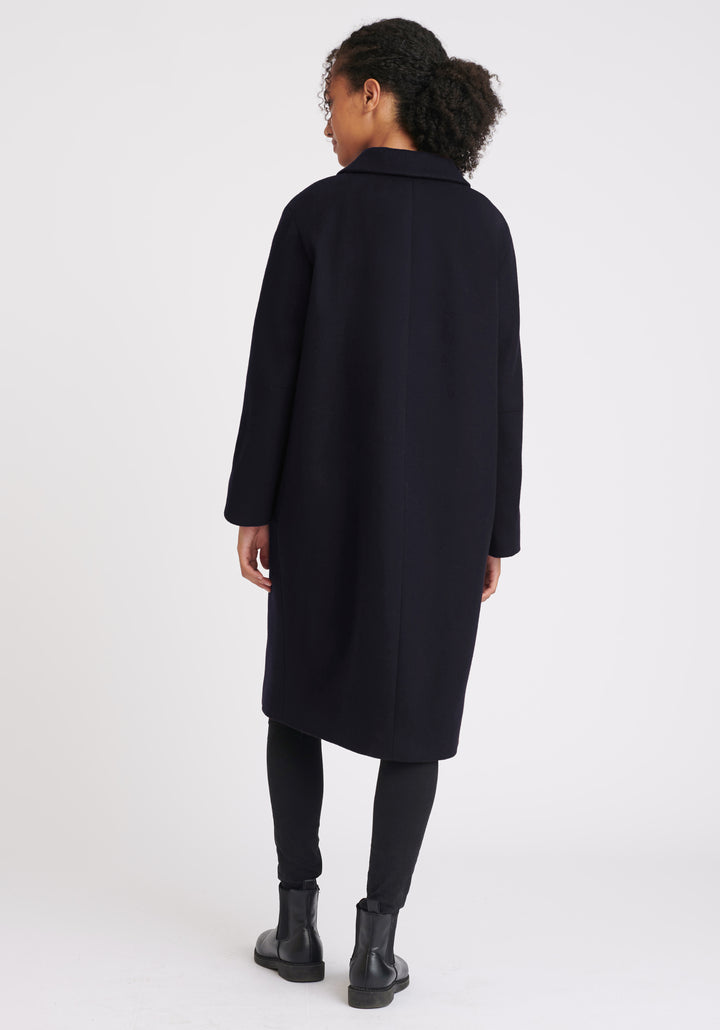 Dari Coat | Navy Merino