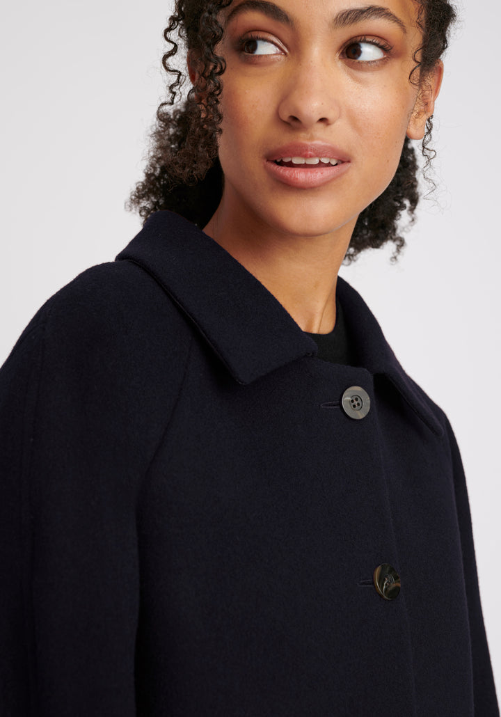 Dari Coat | Navy Merino