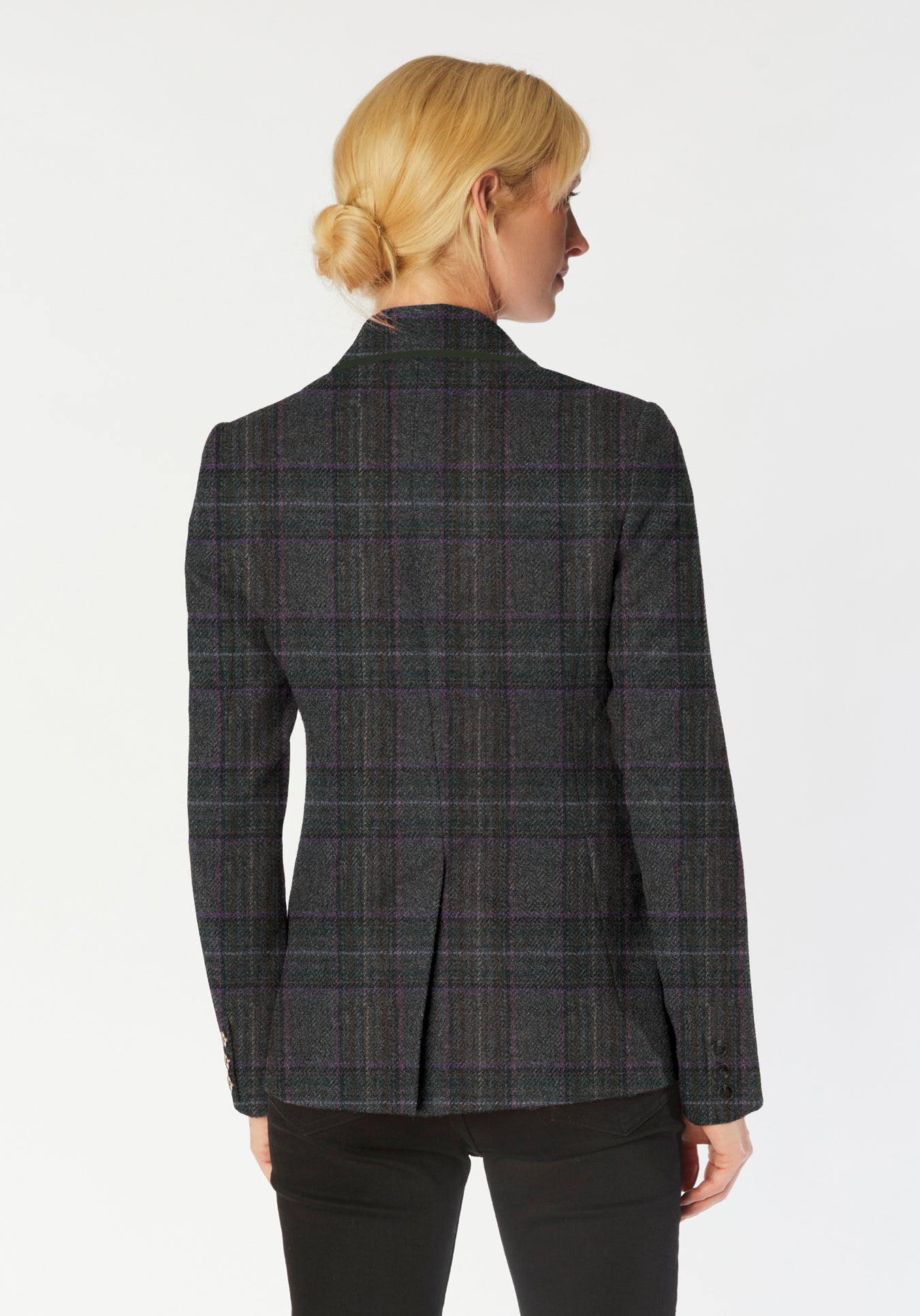 Hacking Jacket | Heather Green Check