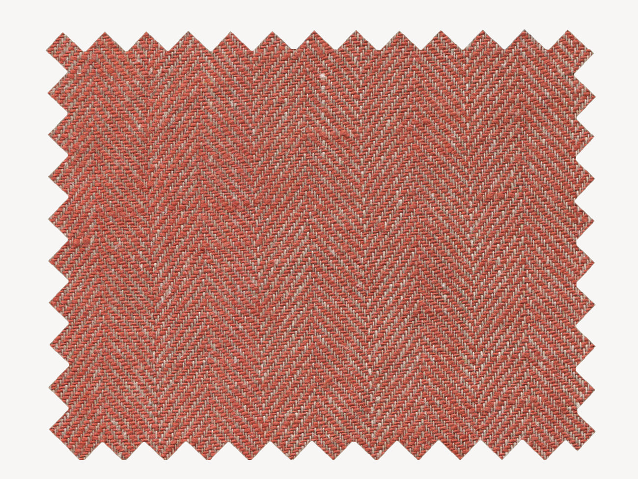 Artist Jacket | Red Herringbone Linen
