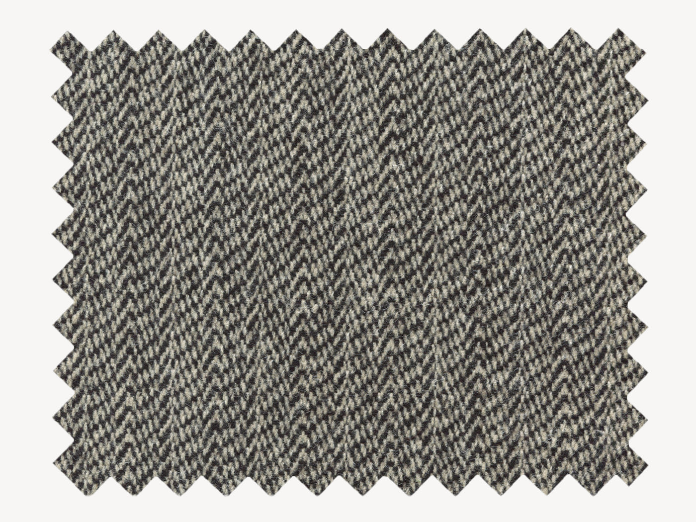Dari Coat | Black and White Herringbone