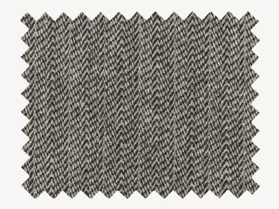 Dari Coat | Black and White Herringbone