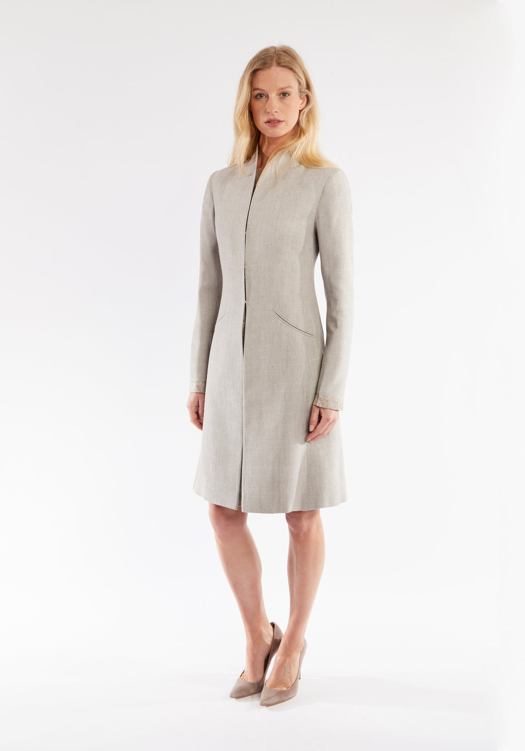 Libby Coat | Chinchilla Grey