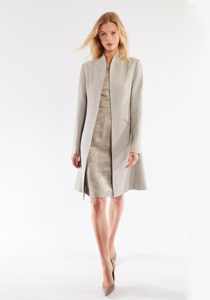 Libby Coat | Chinchilla Grey