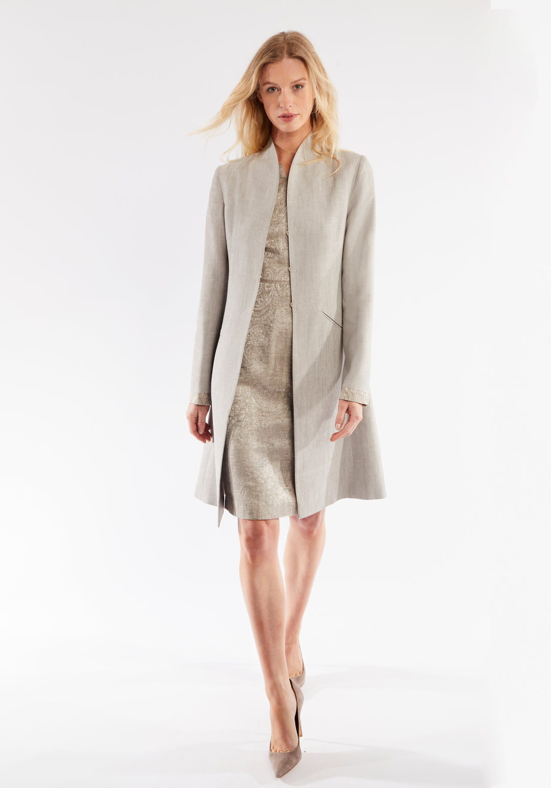 Libby Coat | Chinchilla Grey