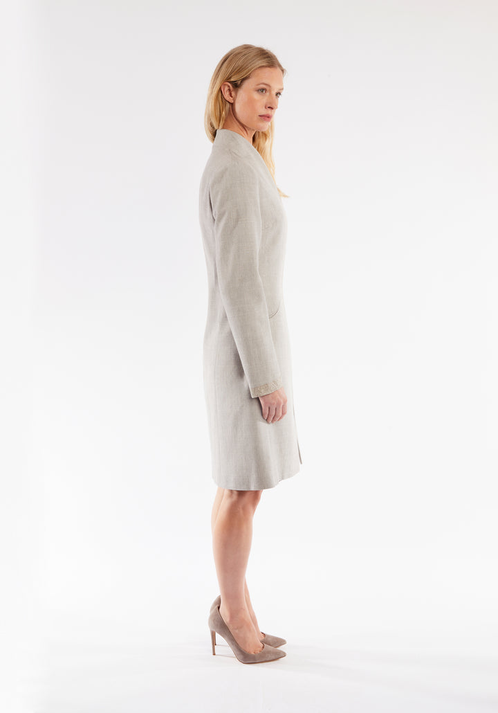 Libby Coat | Chinchilla Grey