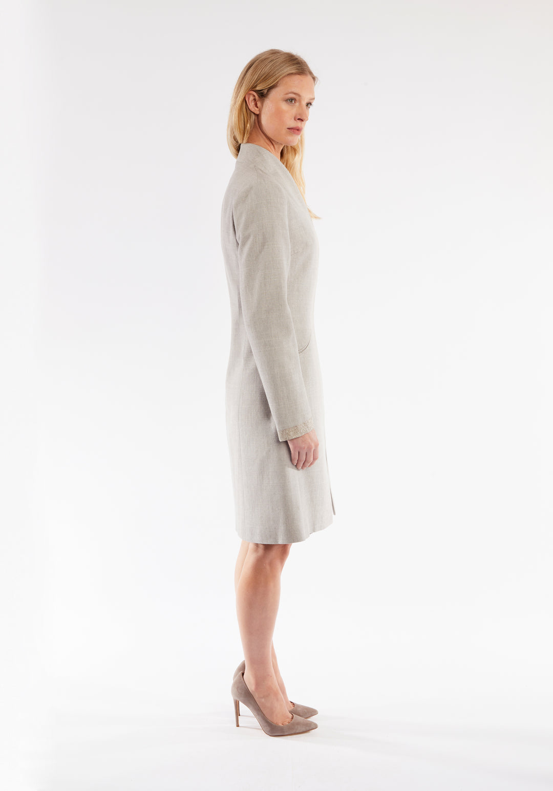 Libby Coat | Chinchilla Grey