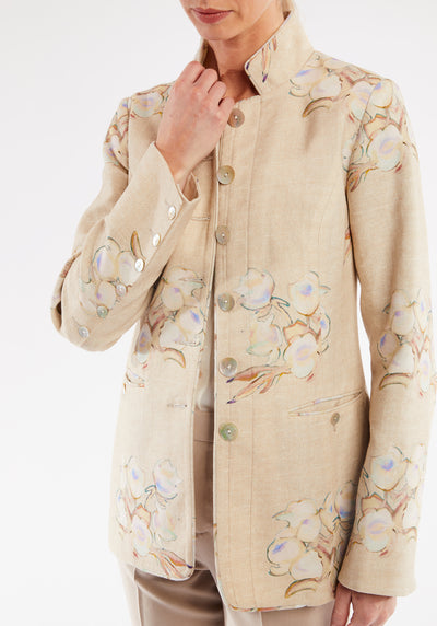 Patmos Jacket | Oyster Jean Floral