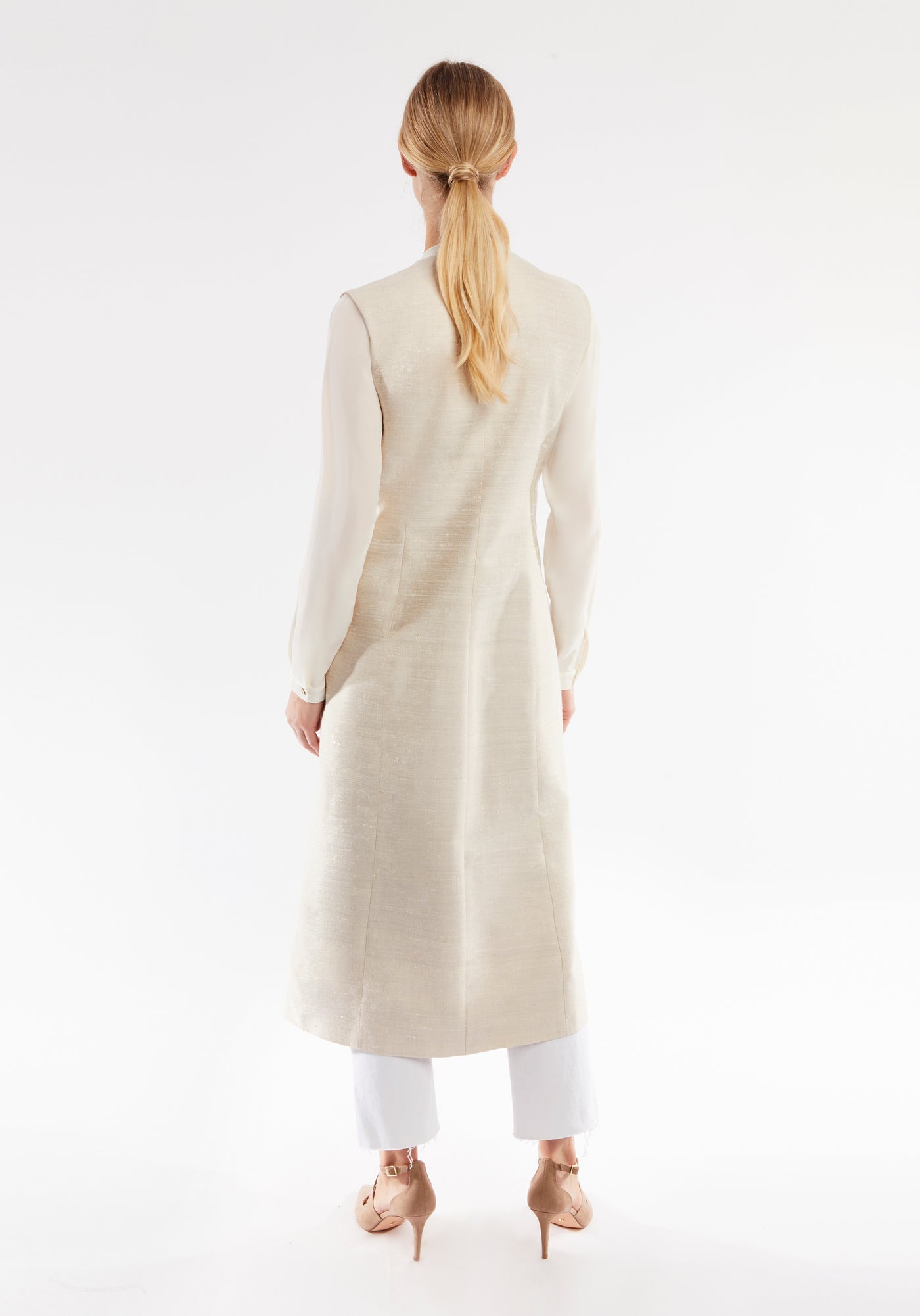 Sasha Waistcoat | Grecian Marble Vienne Silk