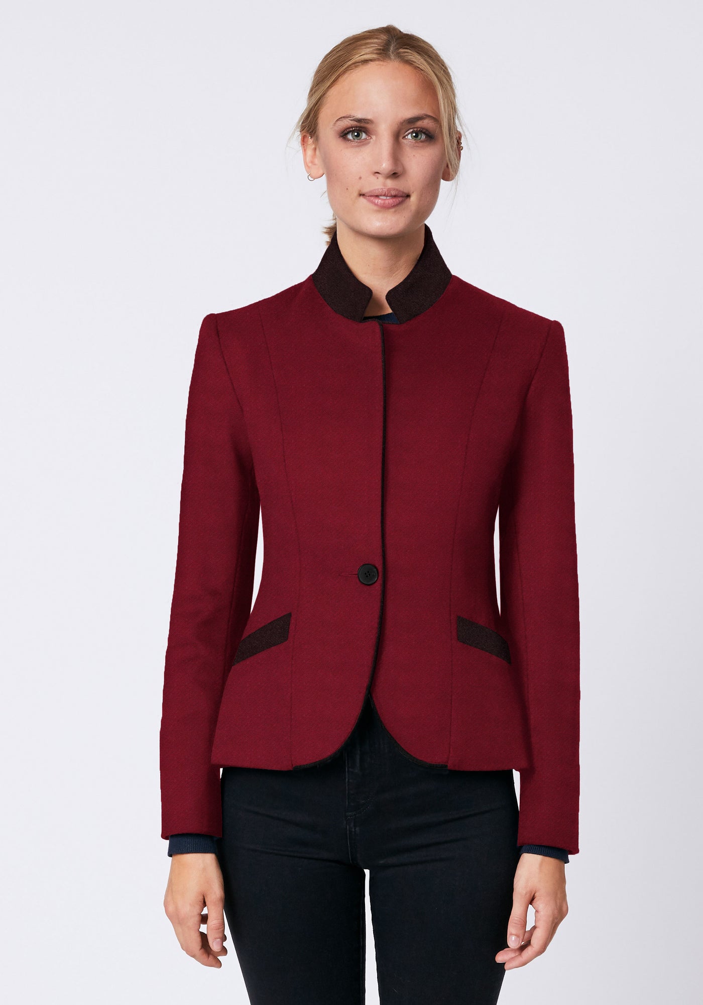 Tallulah Jacket | Crimson Twill