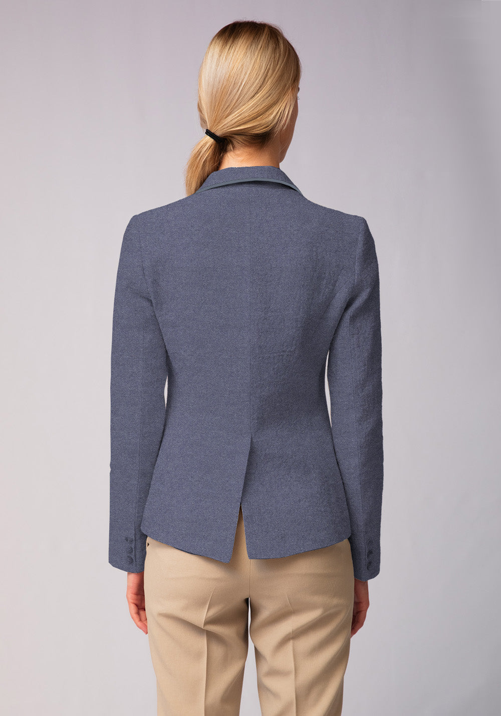 Tallulah Jacket | Soft Blue Merino